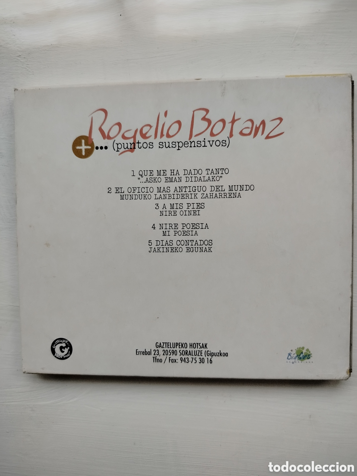 CDs de m&uacute;sica: Rogelio Botanz + ... CD - Foto 2