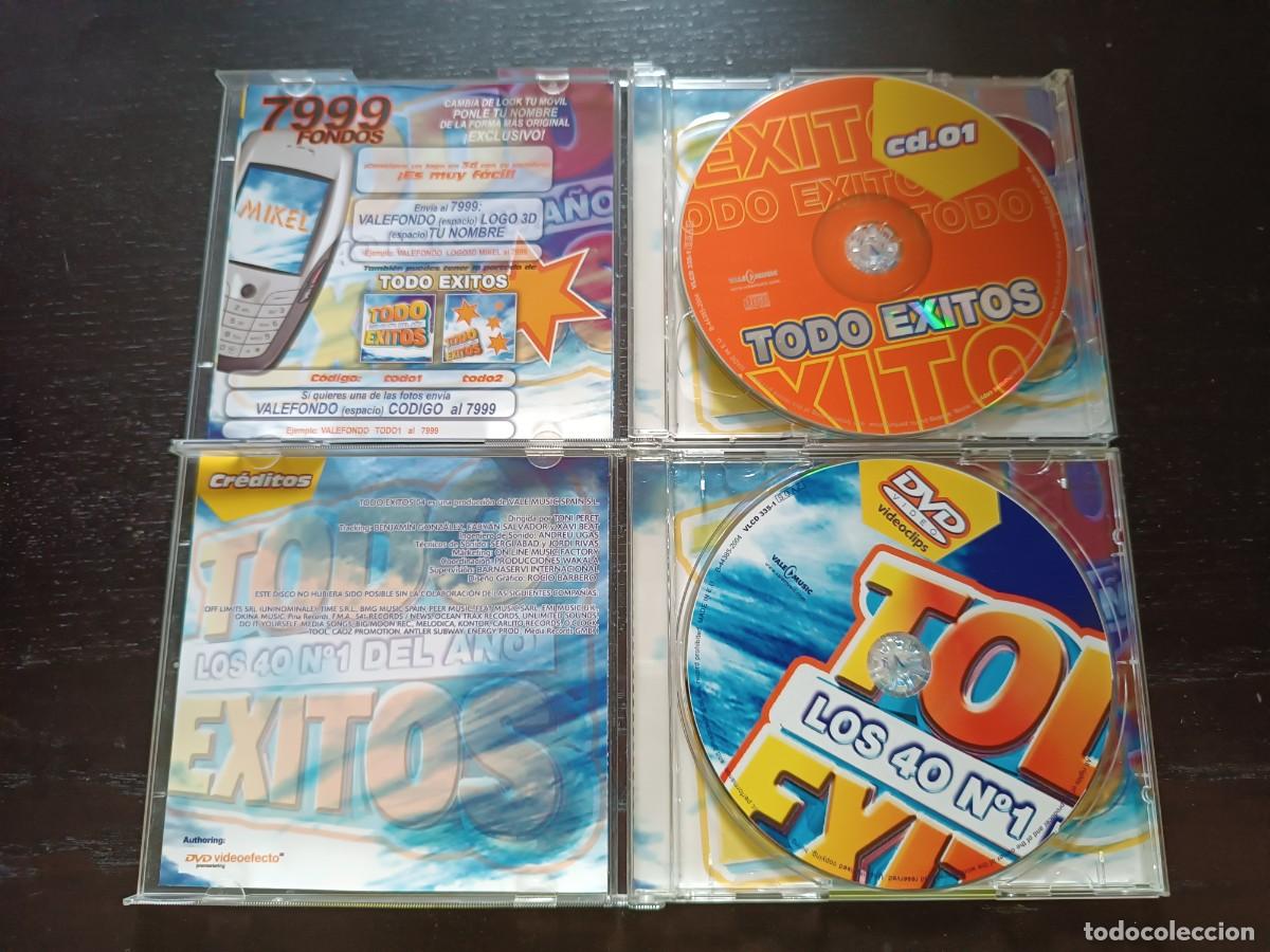 CDs de m&uacute;sica: Todo &eacute;xitos. Los 40 N&ordm;1 del a&ntilde;o. 2 CDs + DVD - Foto 3