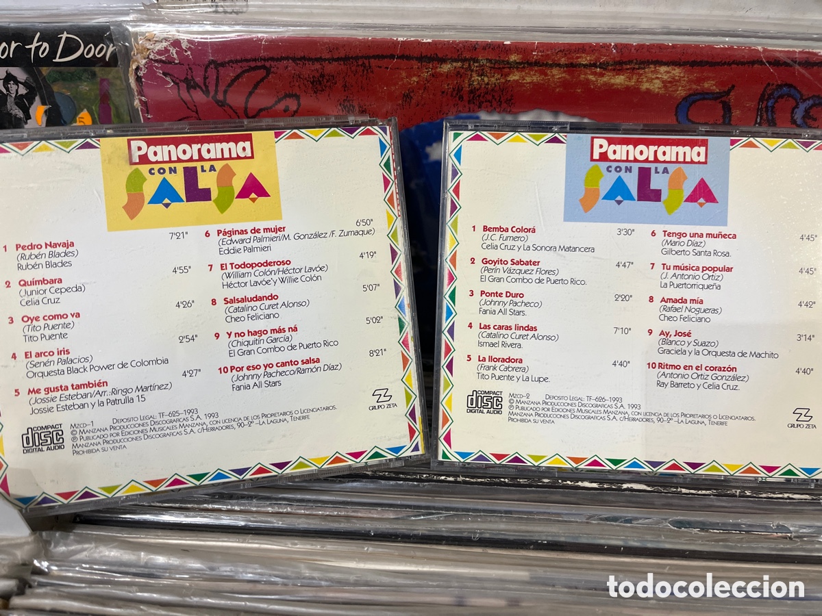 CDs de m&uacute;sica: panorama con la salsa 4 cds los 40 grandes &eacute;xitos del ritmo m&aacute;s caliente - Foto 2