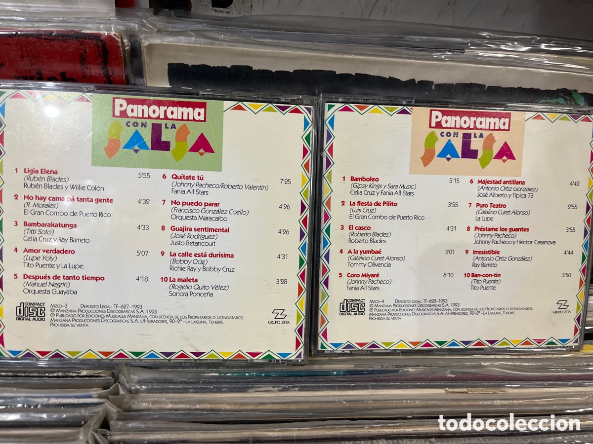 CDs de m&uacute;sica: panorama con la salsa 4 cds los 40 grandes &eacute;xitos del ritmo m&aacute;s caliente - Foto 3
