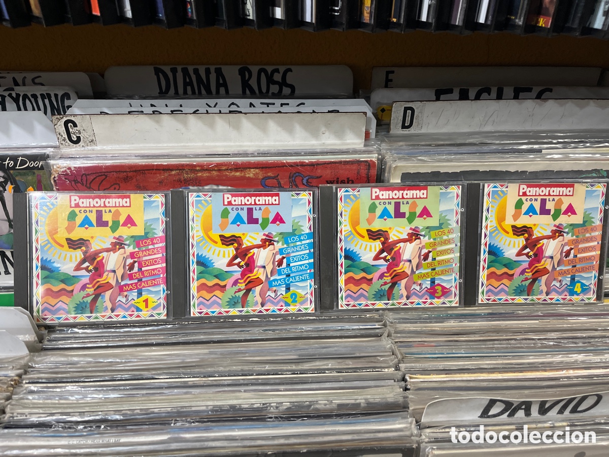 CDs de m&uacute;sica: panorama con la salsa 4 cds los 40 grandes &eacute;xitos del ritmo m&aacute;s caliente - Foto 1