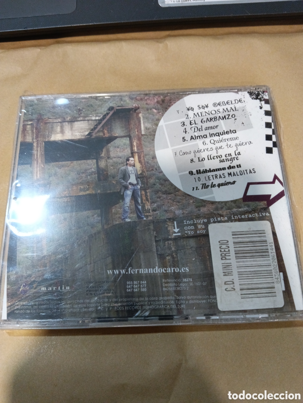 CDs de m&uacute;sica: Fernando caro Rebelde CD Precintado - Foto 2