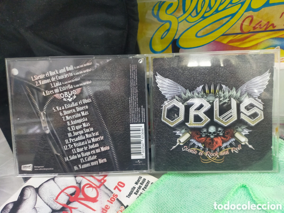 CDs de m&uacute;sica: Ob&uacute;s CD siente el rock and roll 2015 - Foto 1