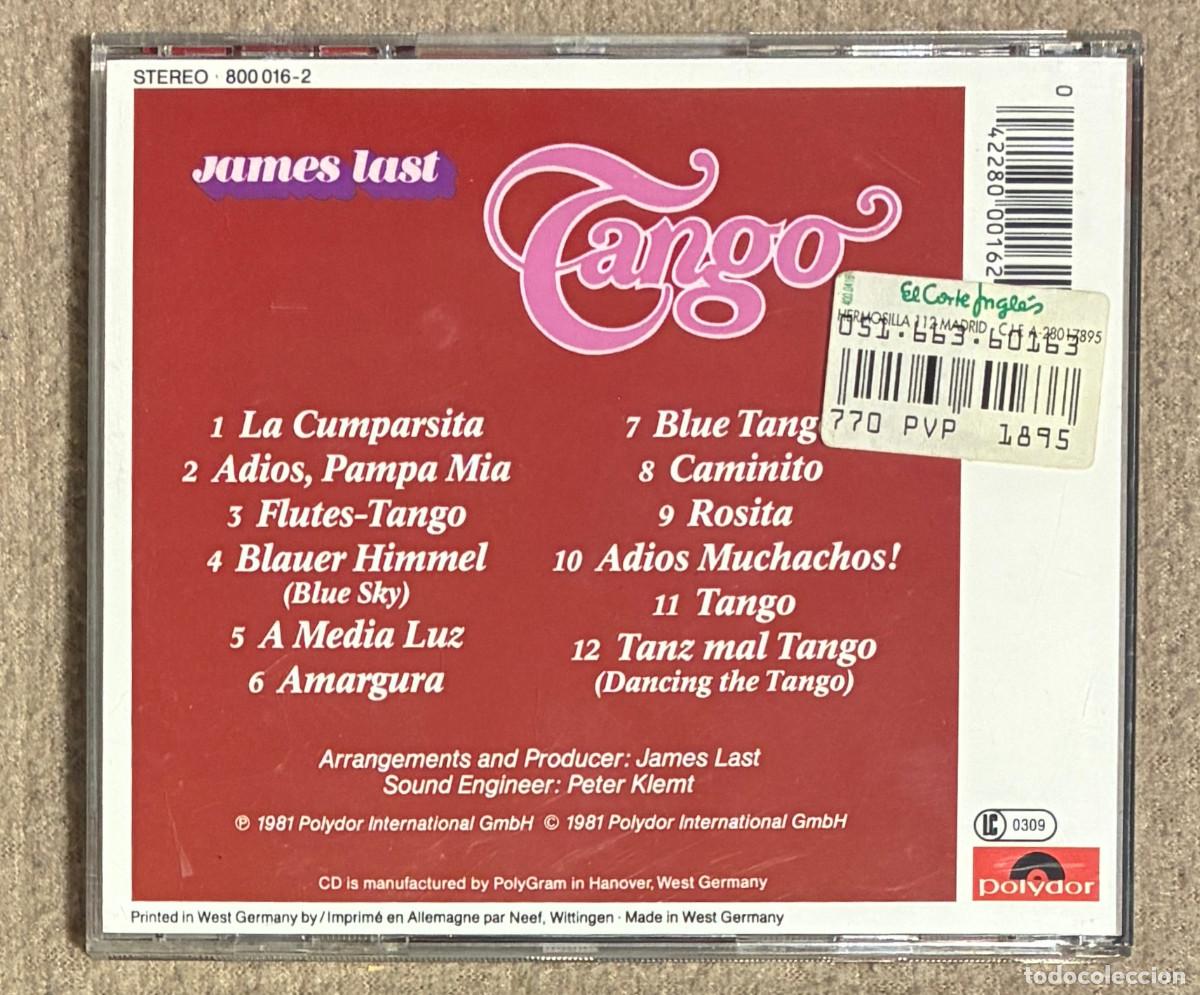 CDs de m&uacute;sica: James Last. Tango (1004CD) - Foto 2