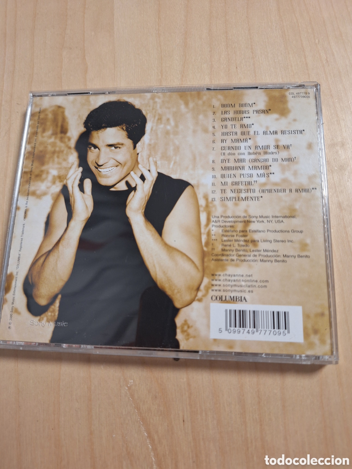 CDs de m&uacute;sica: SCD128 chayanne simplemente CD MUSICA - Foto 2