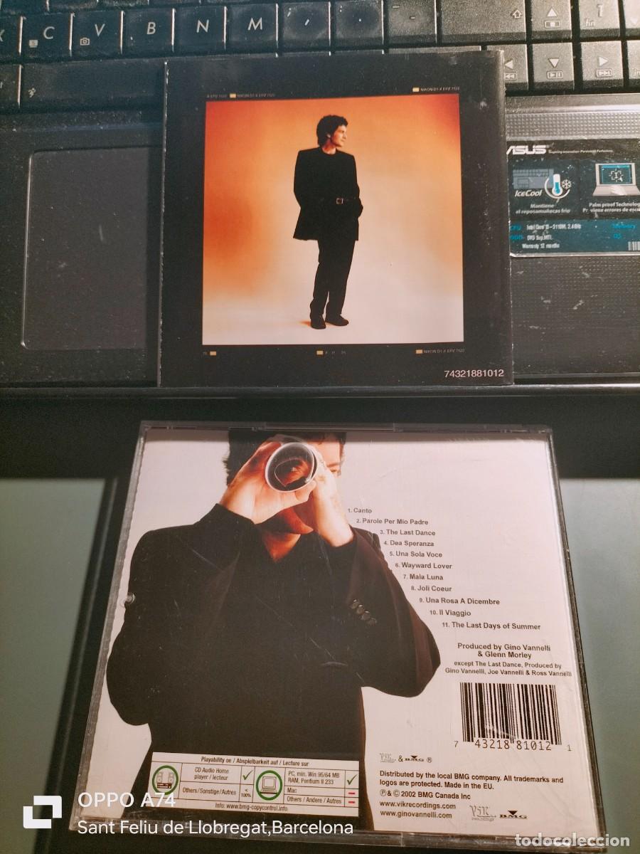 CDs de m&uacute;sica: RAR CD. GINO VANNELLI. CANTO - Foto 2