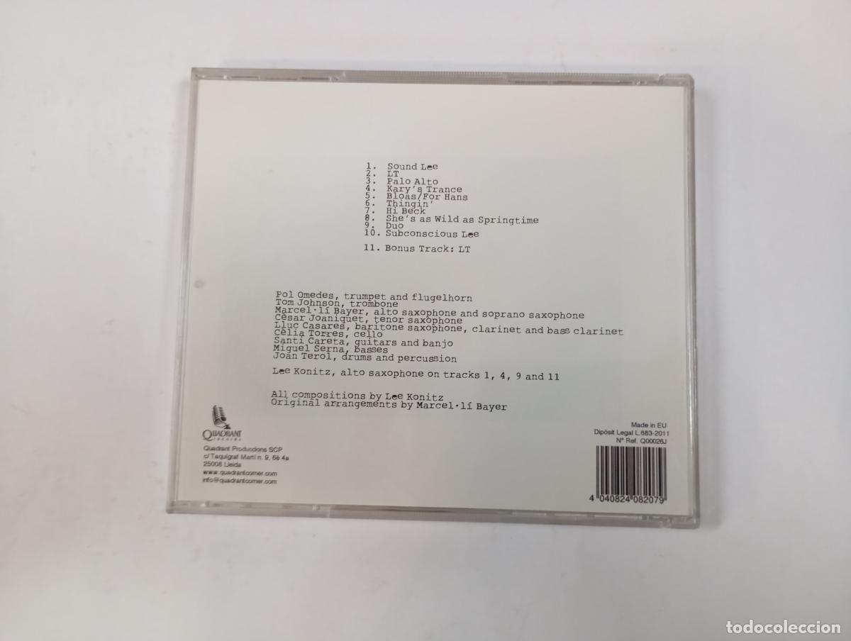 CDs de m&uacute;sica: Nonitz. Marcel&middot;l&iacute; Bayer featuring Lee Konitz. CD. TDKV141 - Foto 3