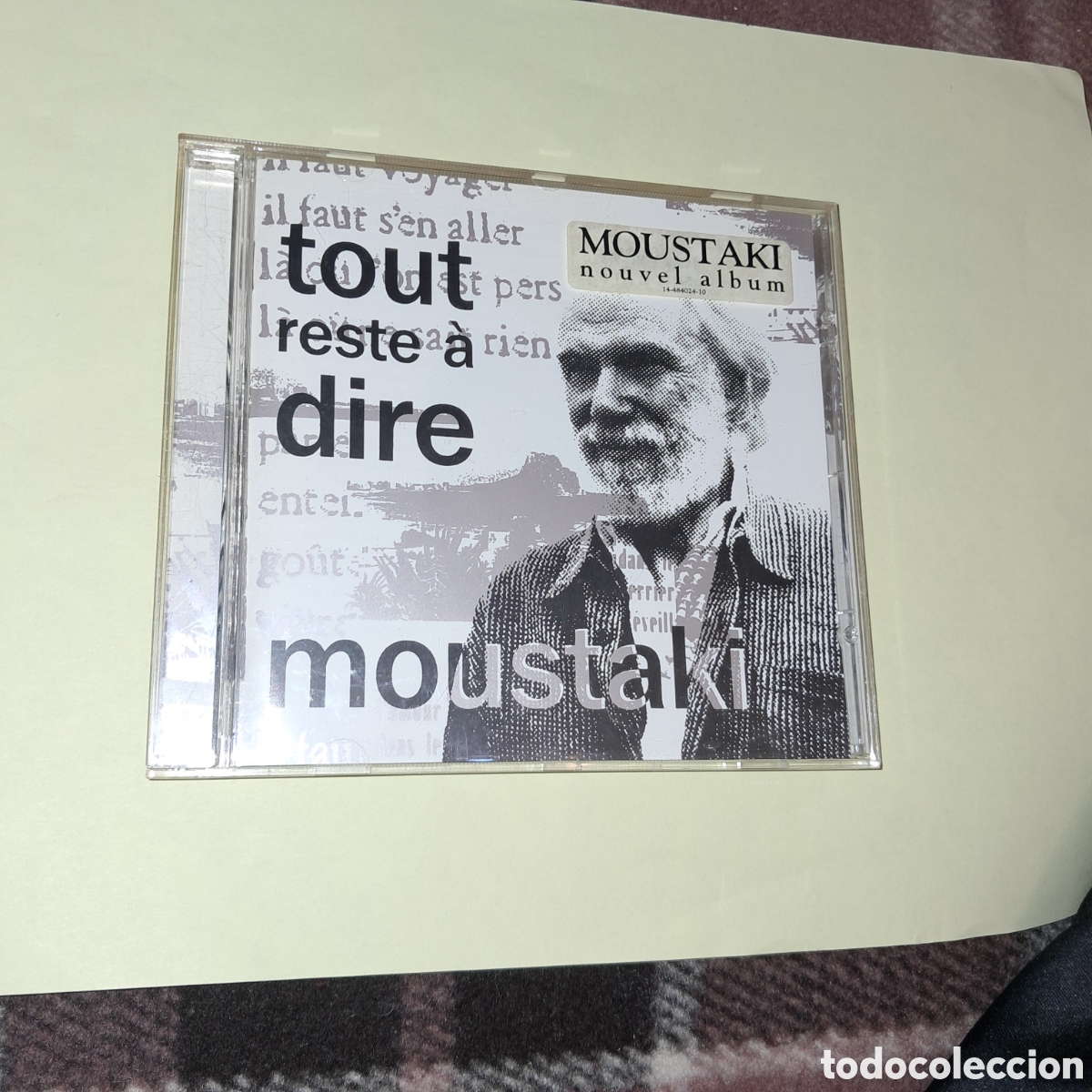 CDs de m&uacute;sica: MOUSTAKI, Tout reste a dire,Compact disc - Foto 1
