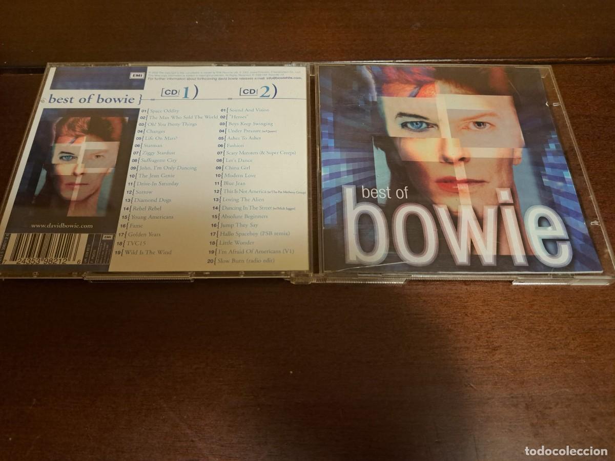 CDs de m&uacute;sica: DAVID BOWIE - 2 CD - GRANDES EXITOS - BEST - Foto 1