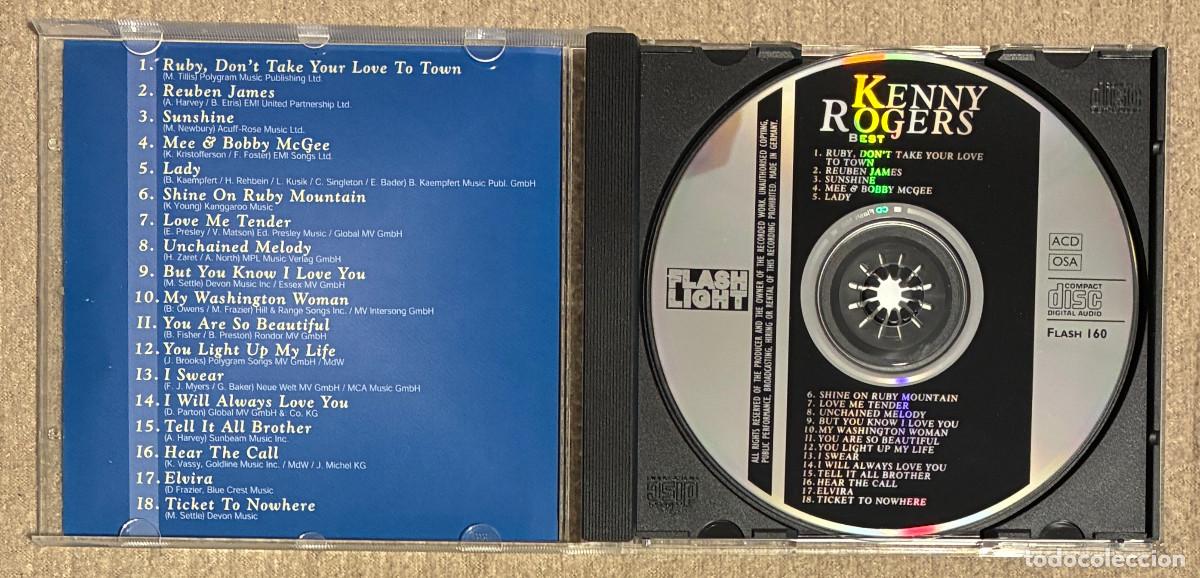 CDs de m&uacute;sica: Kenny Rogers. Best (0988CD) - Foto 3