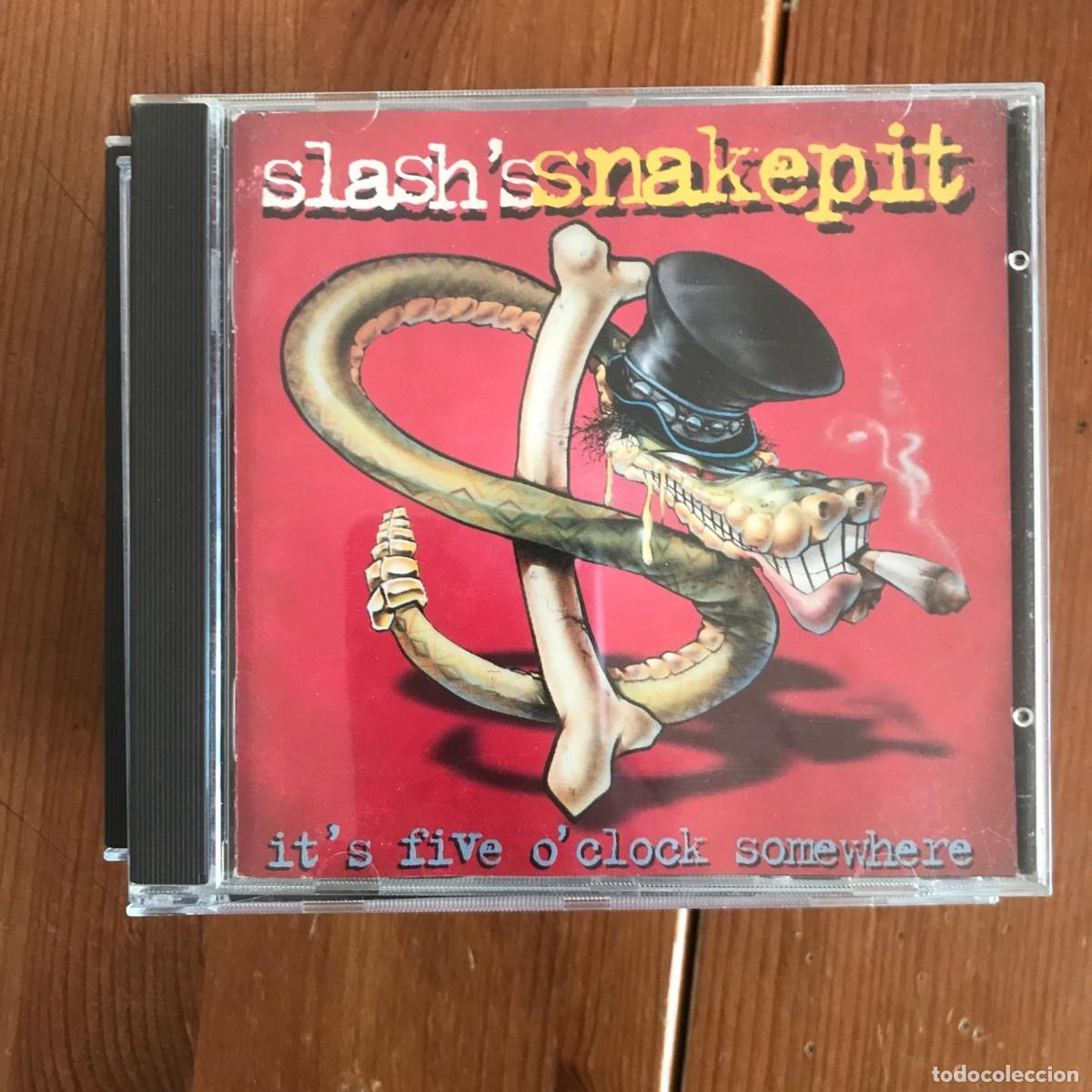 CDs de m&uacute;sica: SLASHS SNAKEPIT - ITS FIVE OCLOCK SOMEWHERE - CD GEFFEN 1995 - Foto 1