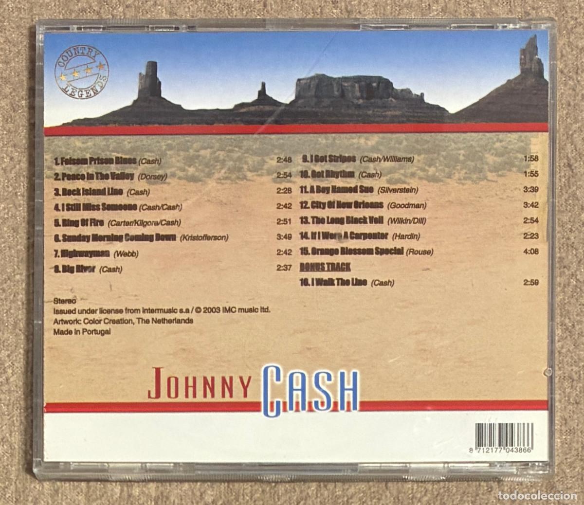 CDs de m&uacute;sica: Johnny Cash. Live (0975CD) - Foto 2