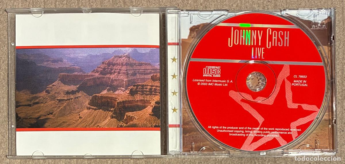 CDs de m&uacute;sica: Johnny Cash. Live (0975CD) - Foto 3