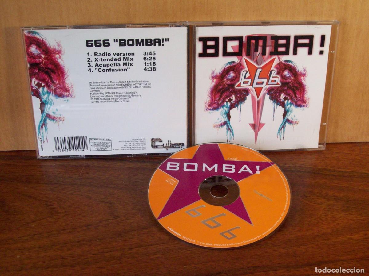 CDs de m&uacute;sica: 666 - BOMBA -- CD 4 CANCIONES - Foto 1