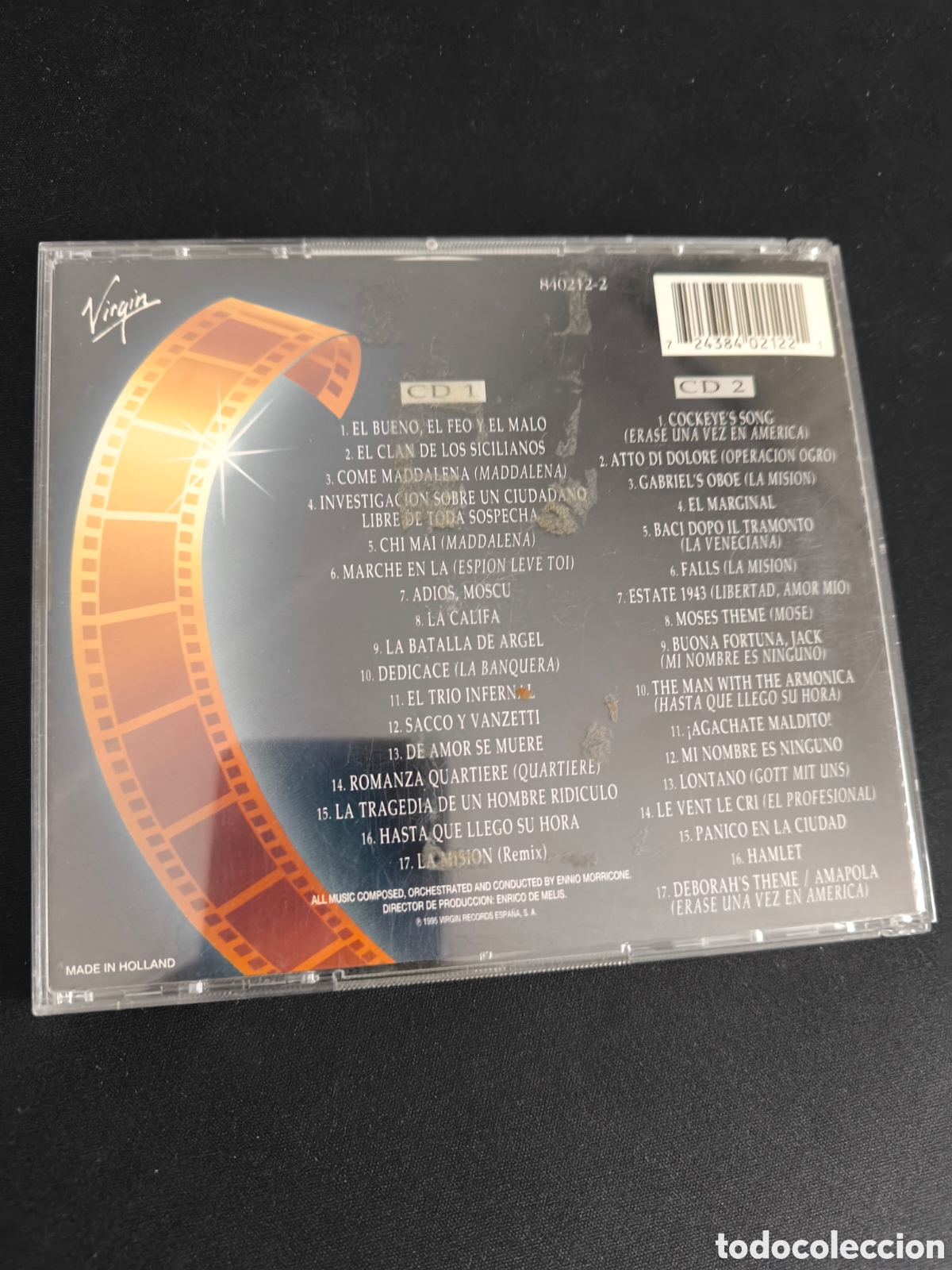 CDs de m&uacute;sica: Doble cd Tutto Morricone - Foto 2