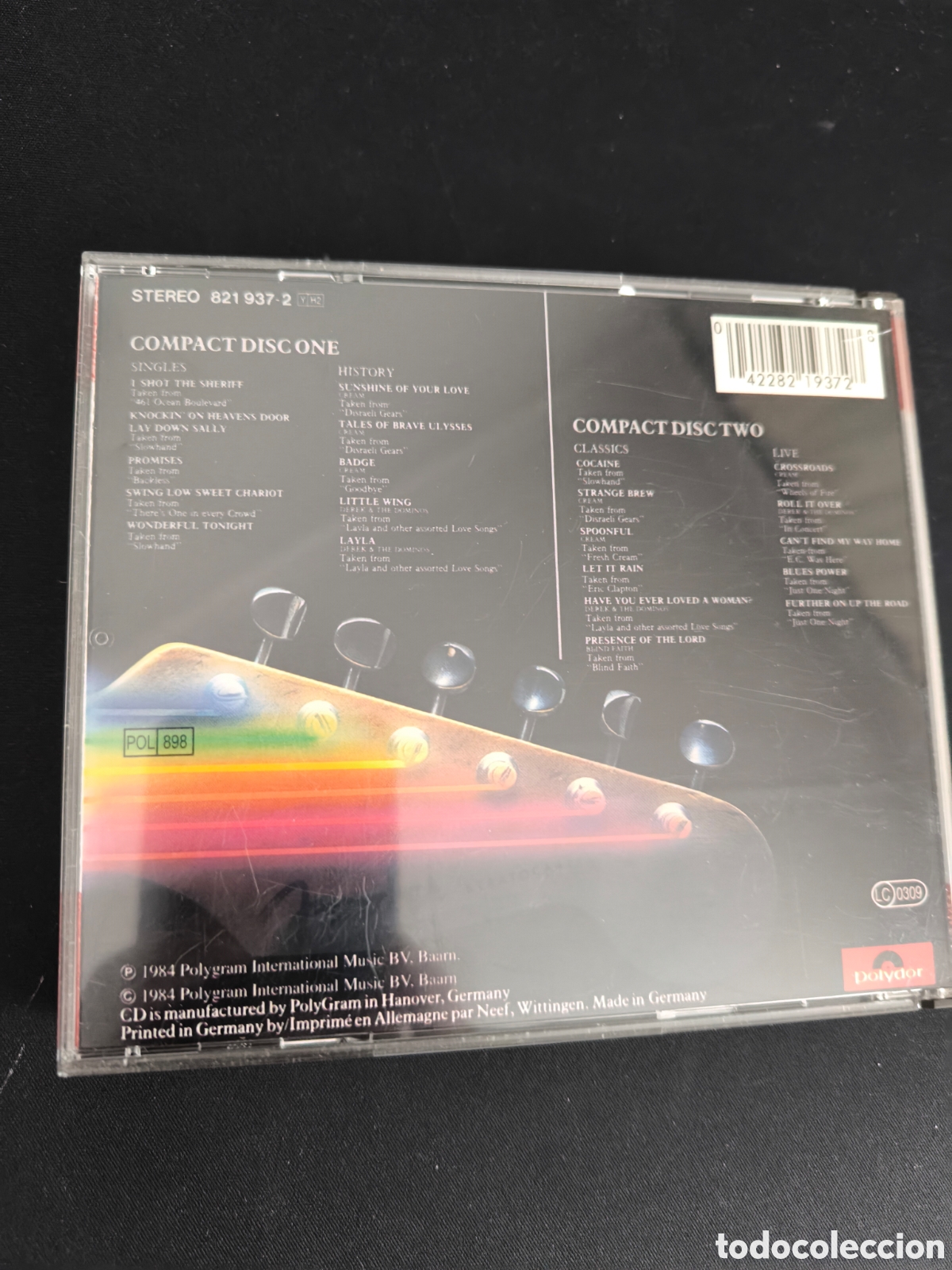 CDs de m&uacute;sica: Doble cd Eric Clapton. Backtrackin - Foto 3