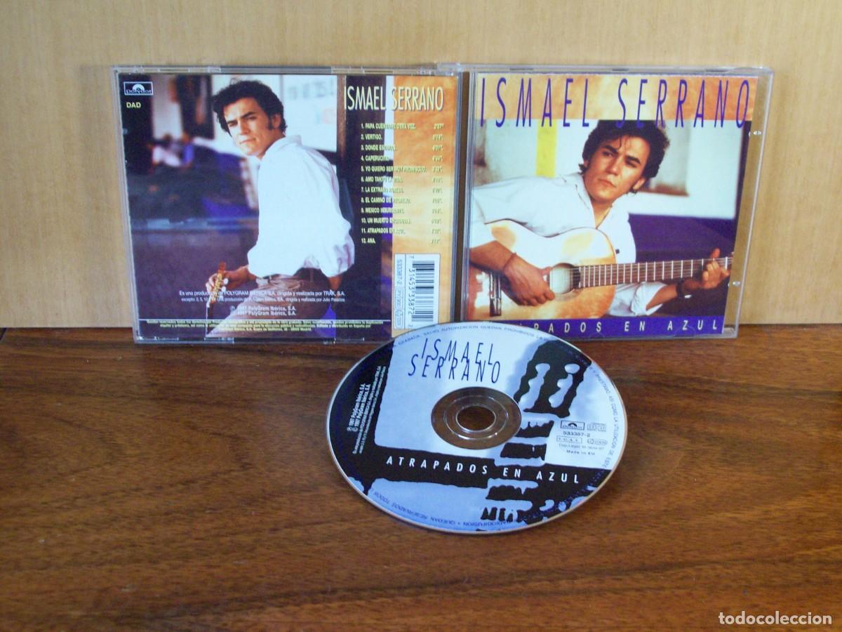 CDs de m&uacute;sica: ISMAEL SERRANO - ATRAPDOS EN AZUL - CD - Foto 1