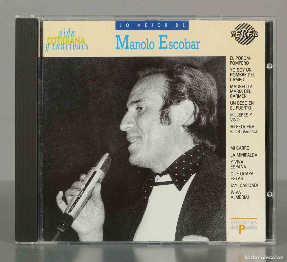 CDs de m&uacute;sica: CD. LO MEJOR DE: MANOLO ESCOBAR. - Foto 1