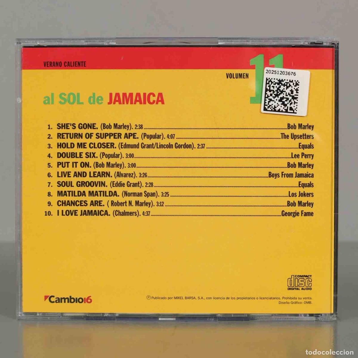 CDs de m&uacute;sica: CD. Various &ndash; Al Sol De Jamaica. - Foto 2