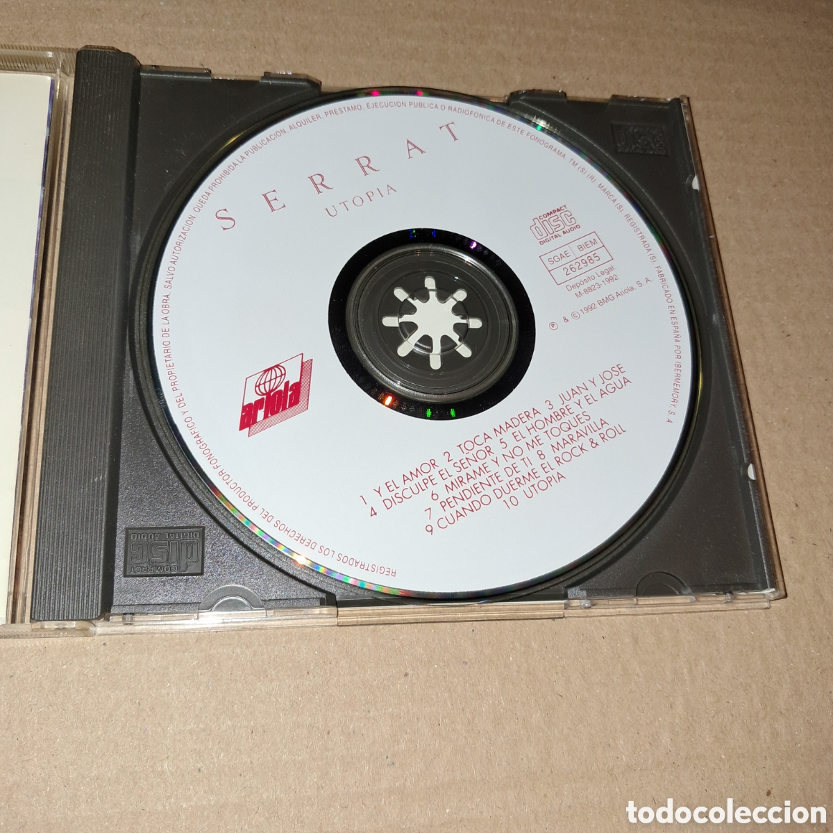 CDs de m&uacute;sica: Serrat, Utop&iacute;a, Compact disc - Foto 2