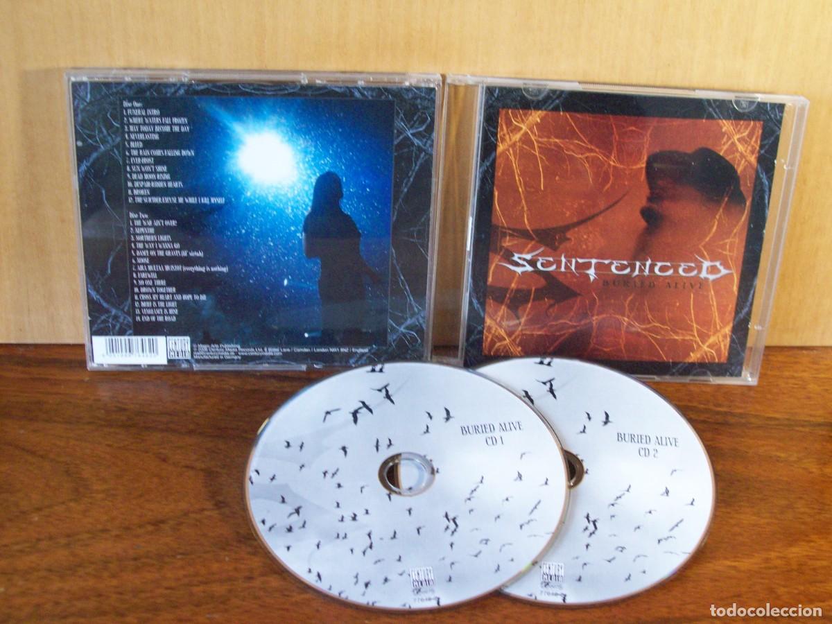 CDs de m&uacute;sica: SENTENCED - BURIED ALIVE - DOBLE CD COMO NUEVOS - Foto 1
