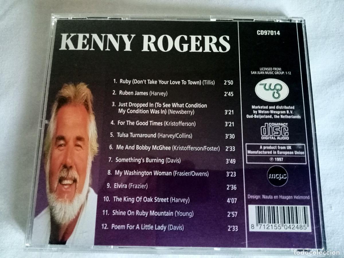 CDs de m&uacute;sica: Kenny Rogers CD M&uacute;sica - Foto 2