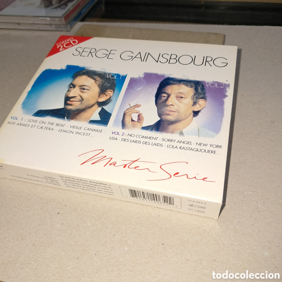 CDs de m&uacute;sica: Serge Gainsbourg, 2 compact disc - Foto 1