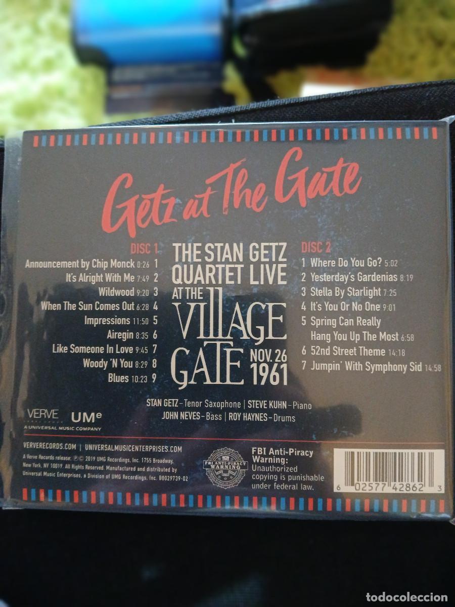 CDs de m&uacute;sica: STAN GETZ QUARTET - &rdquo;STAN AT THE GATE&rdquo; - Foto 2