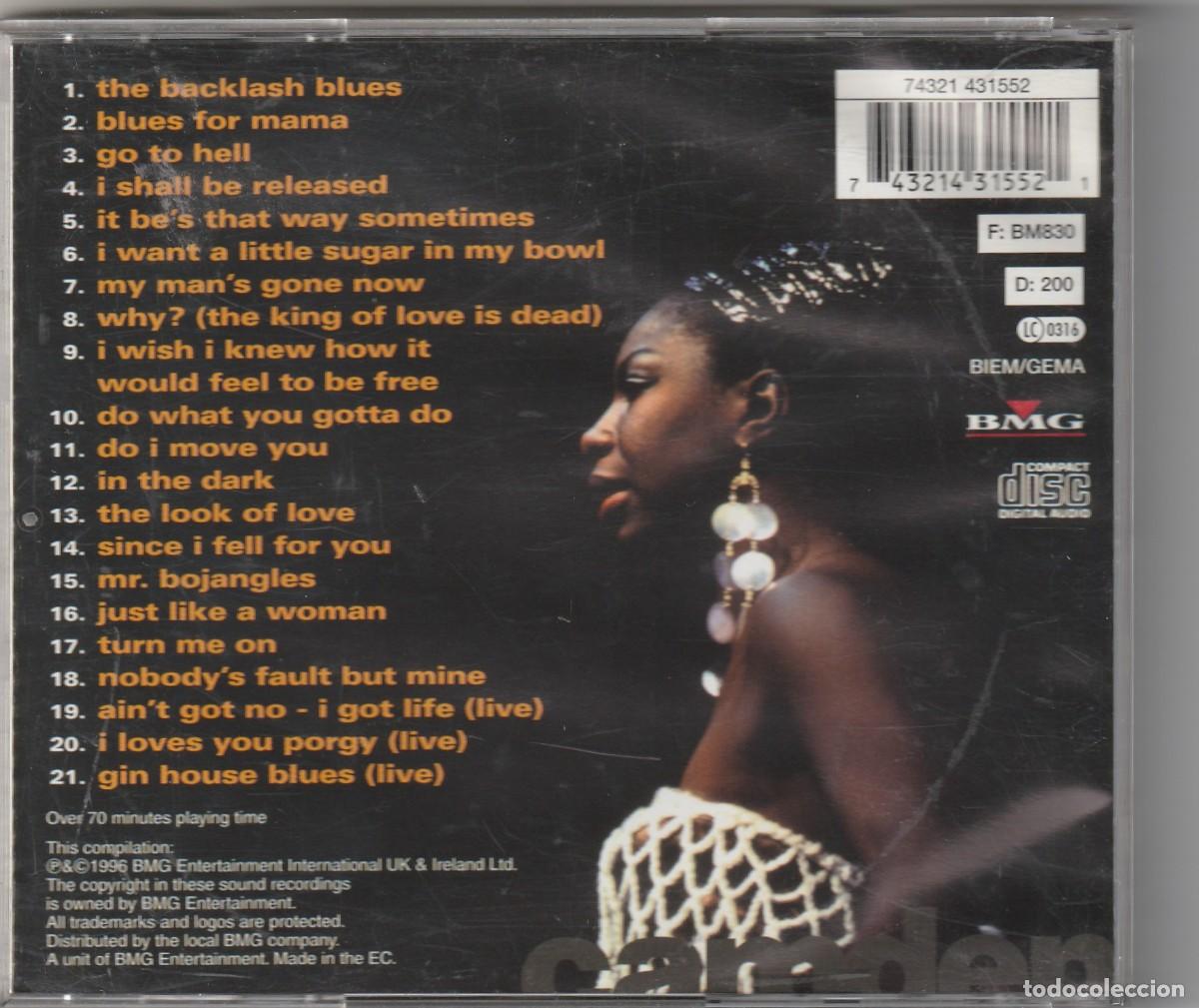 CDs de m&uacute;sica: NINA SIMONE - RELEASED (CD CAMDEN-BMG 1996) - Foto 2