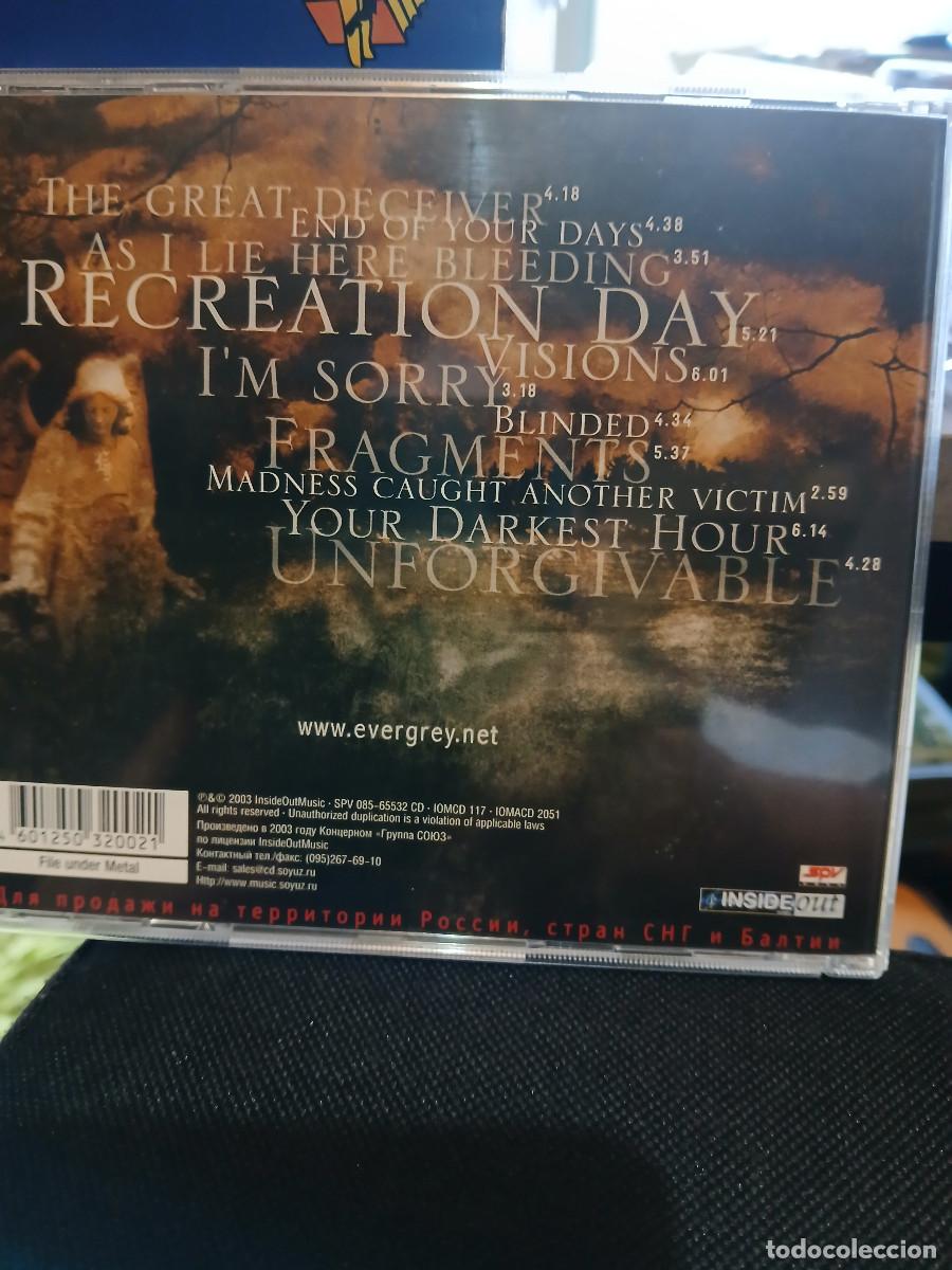 CDs de m&uacute;sica: EVERGREY - &rdquo;RECREATION DAY&rdquo; - Foto 2