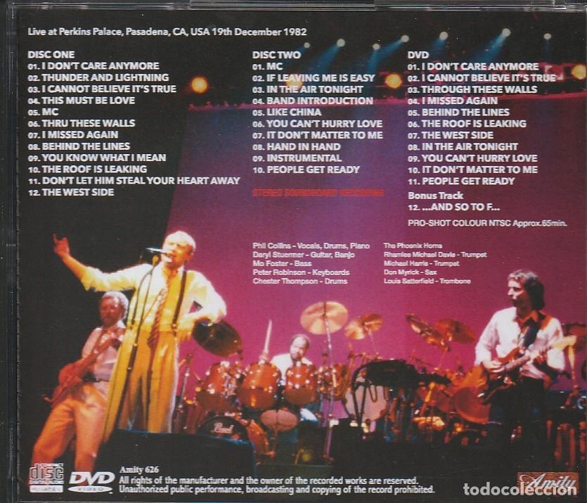 CDs de m&uacute;sica: CDs + DVD - Phil COLLINS - Live Pasadena 1982 - Foto 2