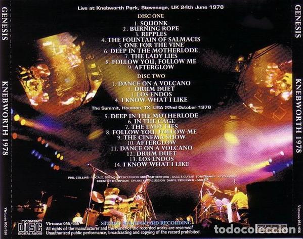 CDs de m&uacute;sica: 2 CDs - GENESIS - Live Knebworth 1978 - Foto 2