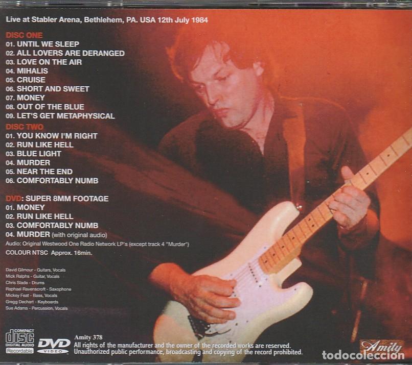 CDs de m&uacute;sica: 2 CDs + DVD - David GILMOUR - Live Bethlehem 1984 - Foto 2