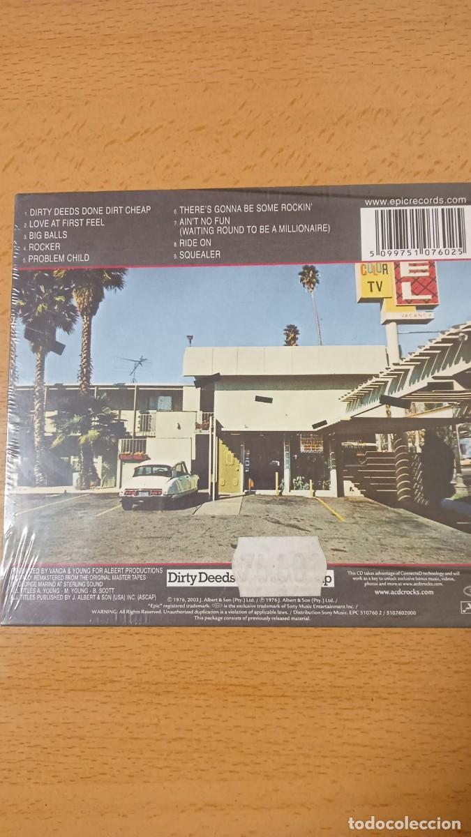 CDs de m&uacute;sica: ACDC - Dirty Deeds Done Dirt Cheap - Remasters 2003 - Foto 2