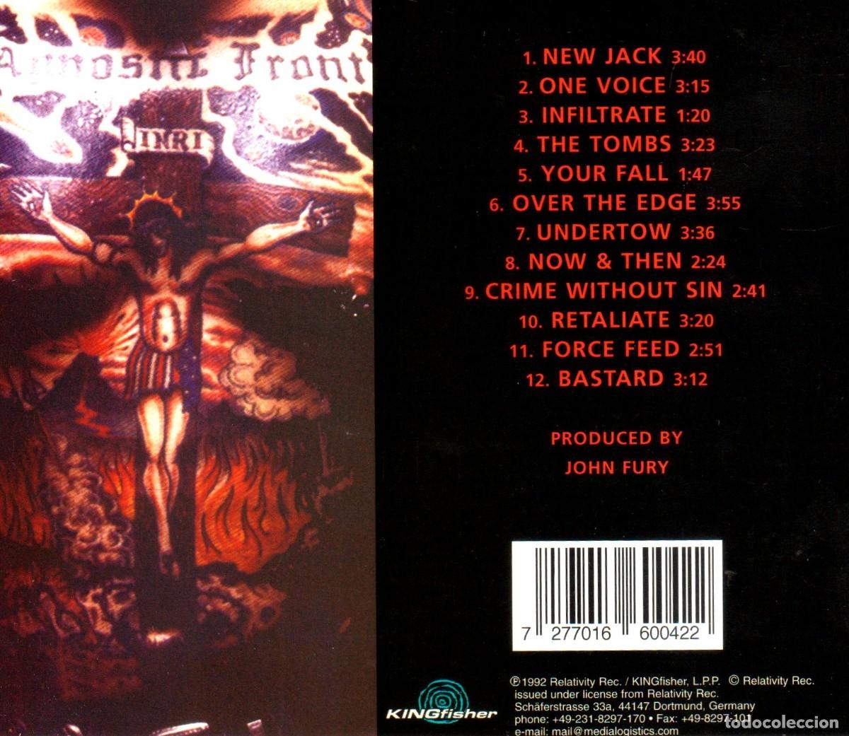 CDs de m&uacute;sica: �T1232 - AGNOSTIC FRONT. ONE VOICE. CD. - Foto 2