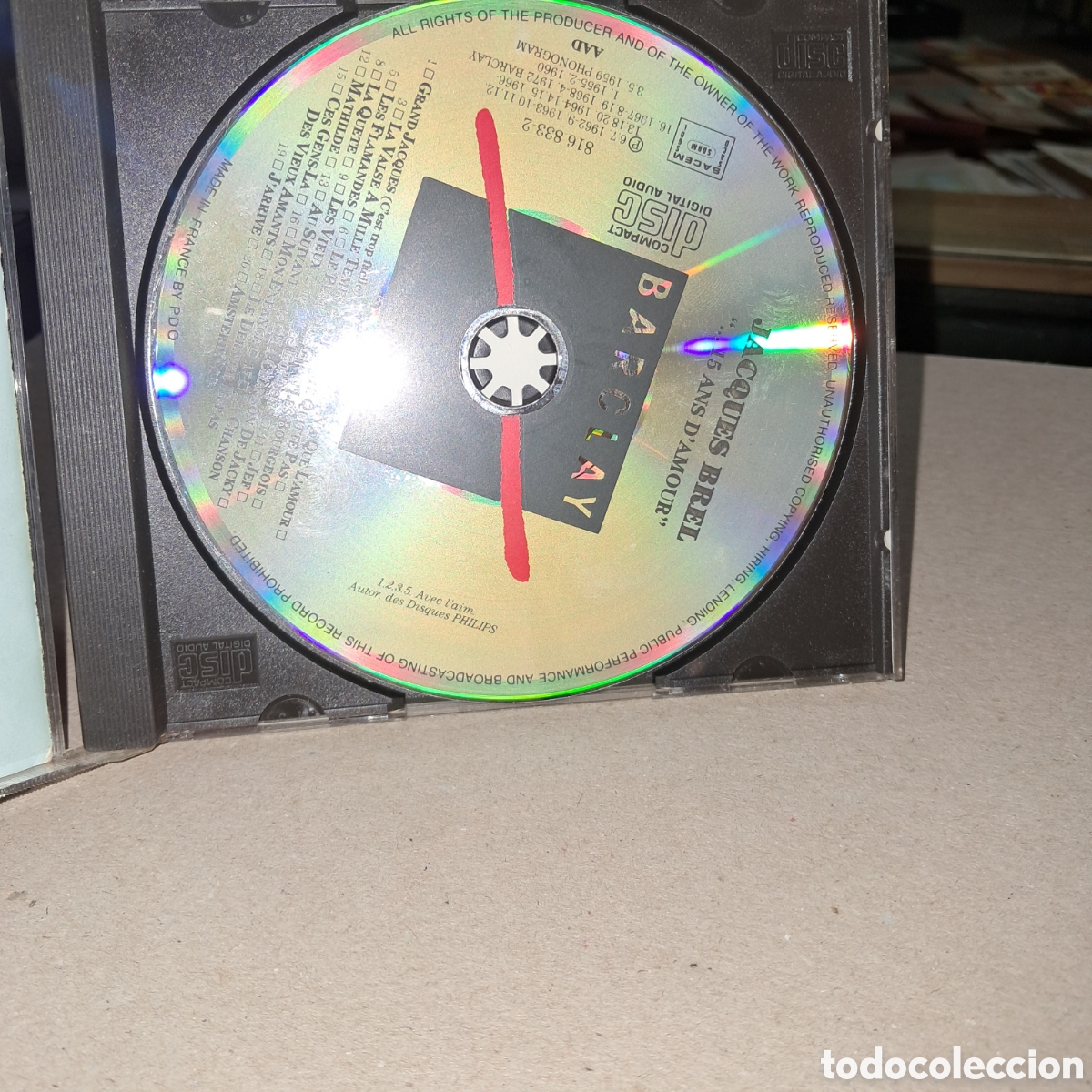 CDs de m&uacute;sica: Brel, Quinze ans damour, compact disc - Foto 2