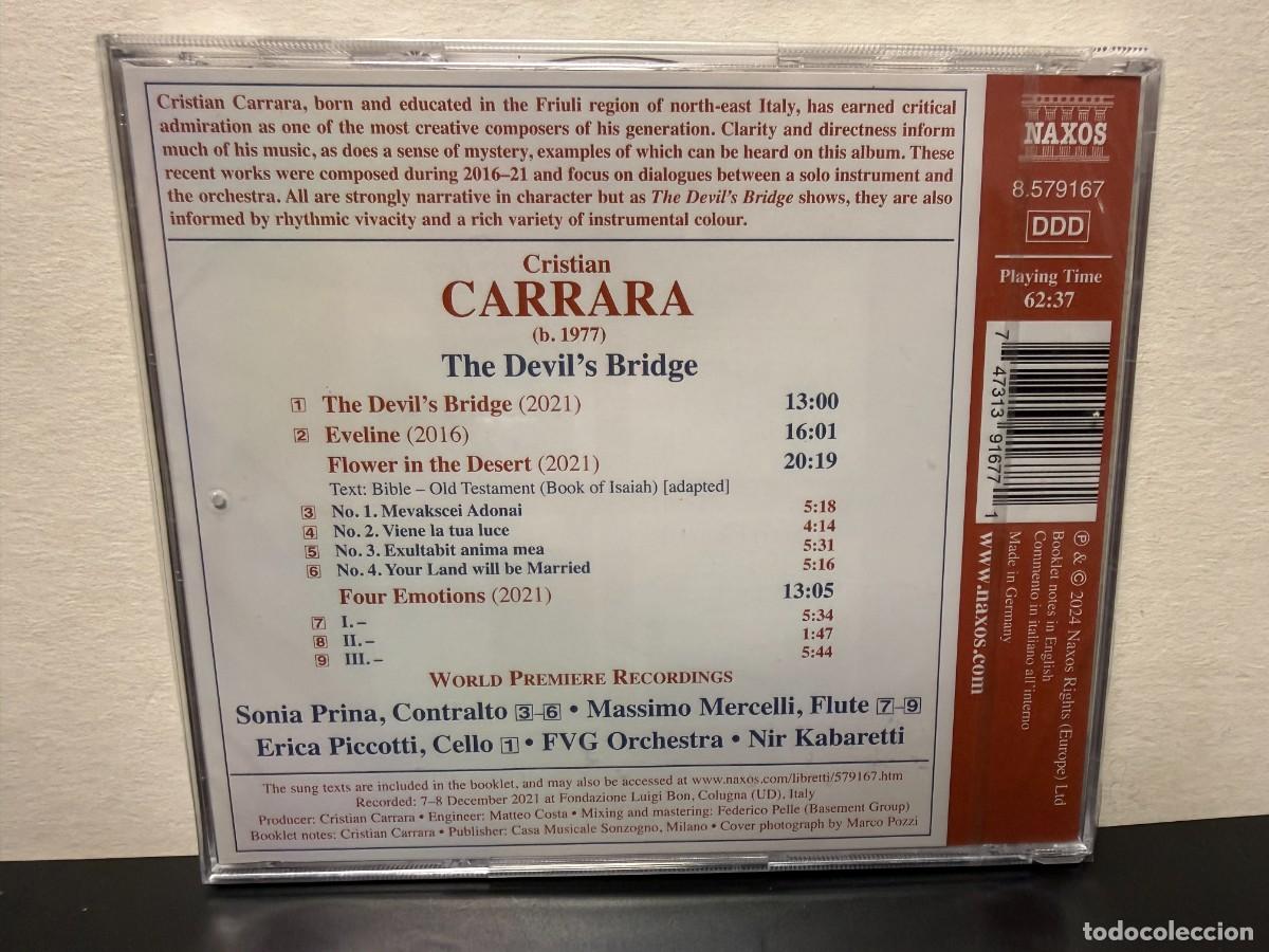 CDs de m&uacute;sica: Cristian Carrara - The Devils Bridge (CD) *Precintado* - Foto 2