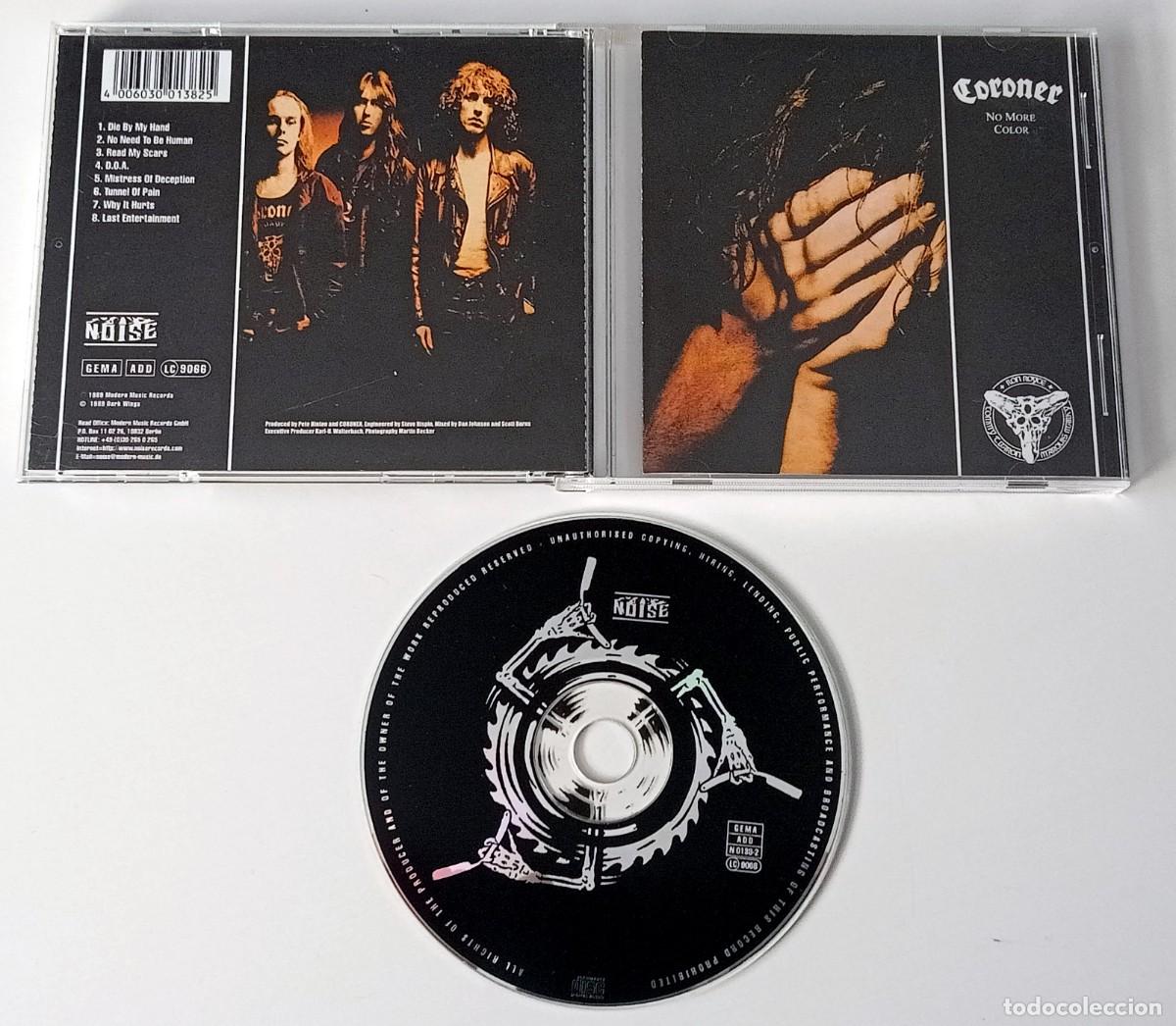 CDs de m&uacute;sica: CD CORONER - NO MORE COLOR - Foto 2