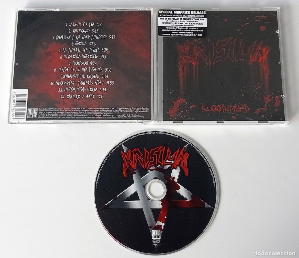 CDs de m&uacute;sica: CD KRISIUN - BLOODSHED - Foto 2