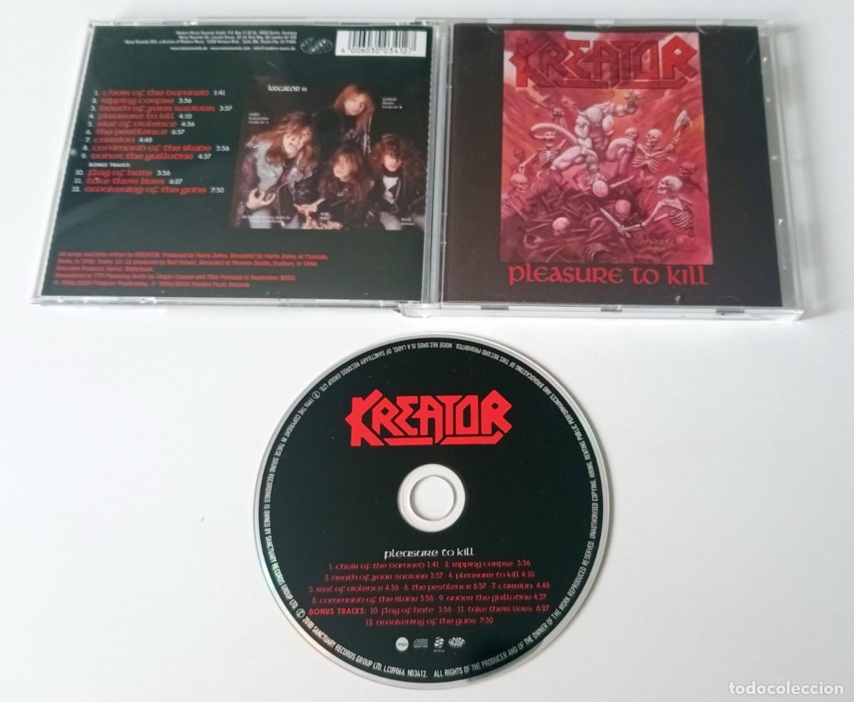CDs de m&uacute;sica: CD KREATOR - PLEASURE TO KILL - Foto 2