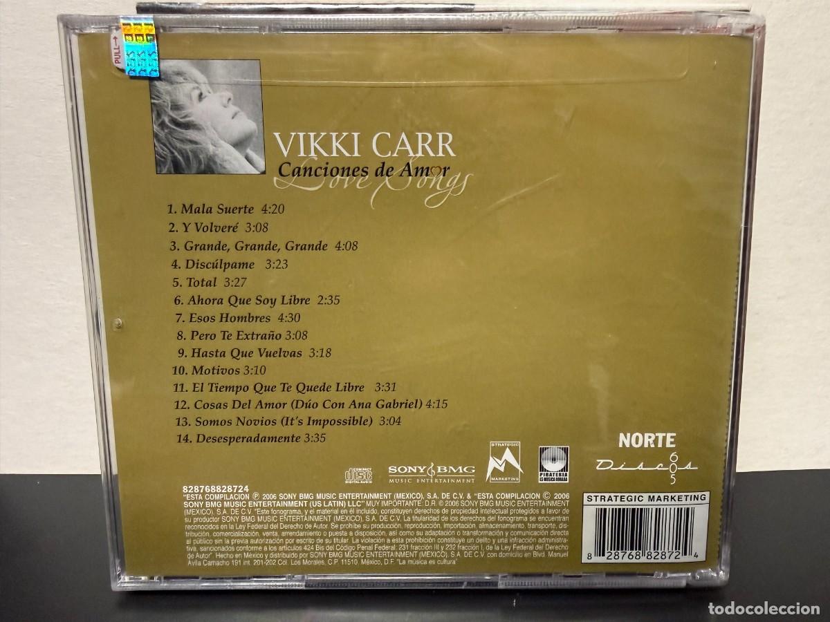 CDs de m&uacute;sica: Vikki Carr - Canciones De Amor (CD) *Precintado* - Foto 2