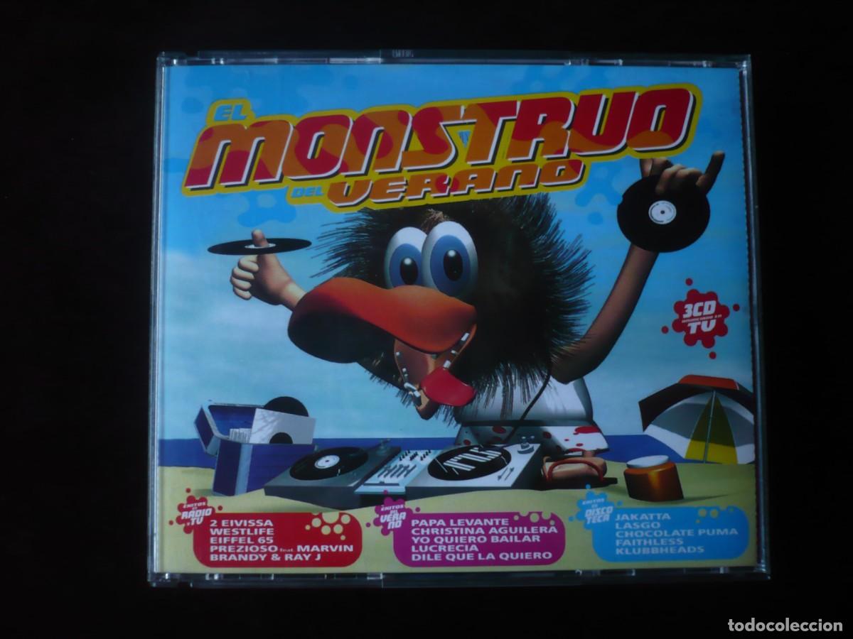 CDs de m&uacute;sica: el monstruo del verano - con 3 cd como nuevos con librito - Foto 1