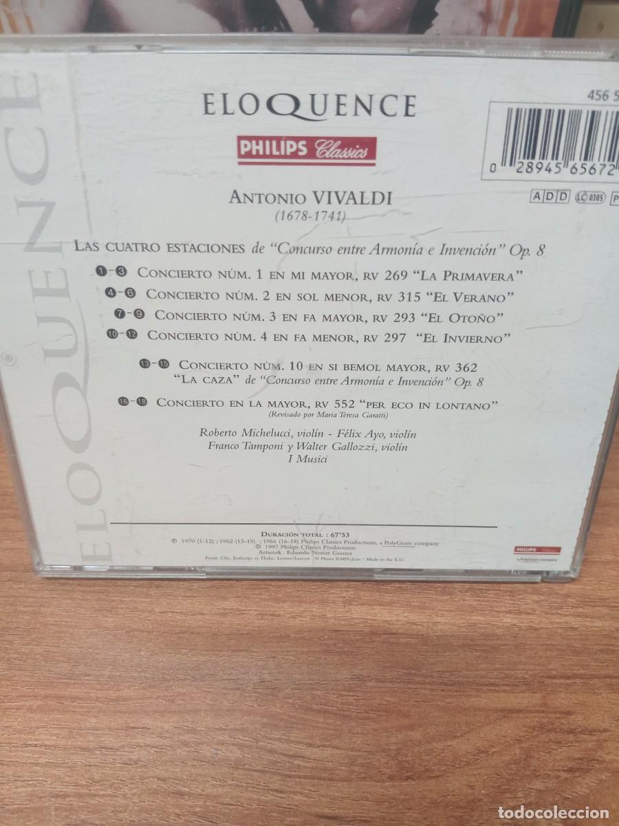 CDs de m&uacute;sica: VIVALDI - LAS CUATRO ETACIONES - CD - Foto 2
