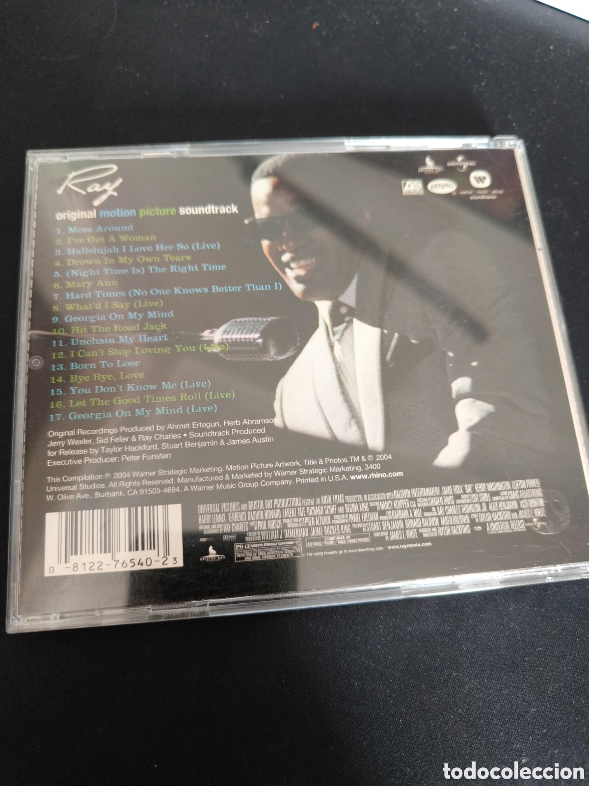 CDs de m&uacute;sica: CD Ray Charles. Ray. Banda Sonora Original - Foto 3
