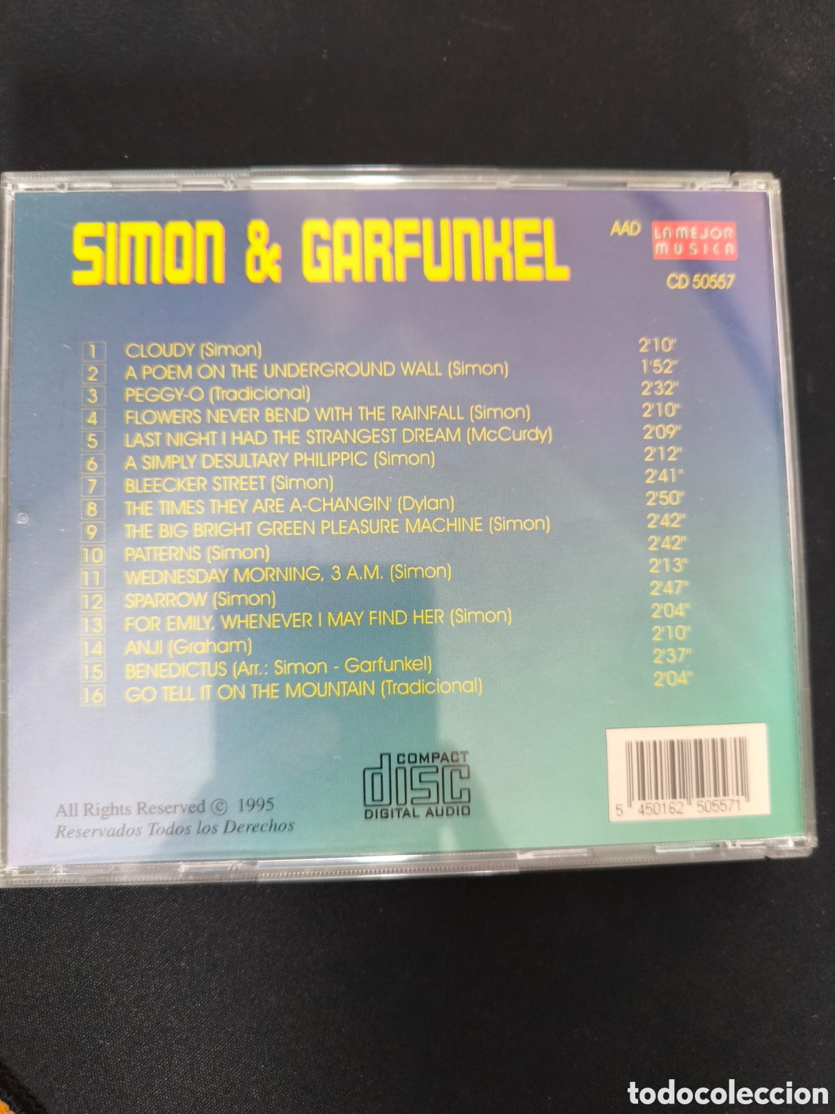 CDs de m&uacute;sica: CD Simon & Garfunkel. Cloudy - Foto 3