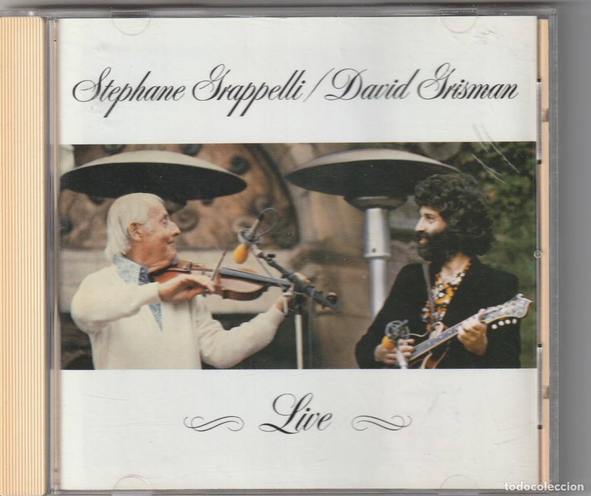 CDs de m&uacute;sica: STEPHANE GRAPPELLI &middot; DAVID GRISMAN - LIVE (CD WARNER 1994) - Foto 1