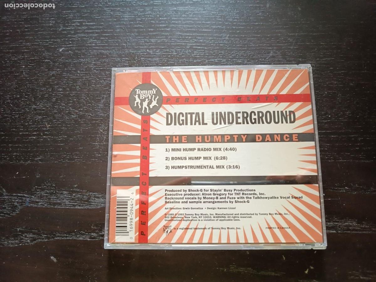 CDs de m&uacute;sica: Digital underground. The humpty dance. CD. Tommy Boy - Foto 2
