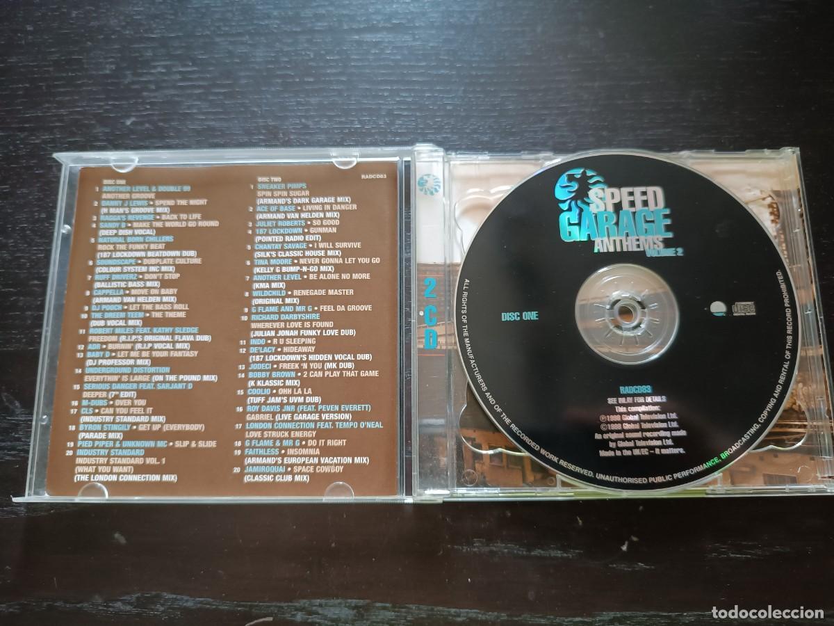CDs de m&uacute;sica: Speed garage Anthems Volume 2. 2CDs - Foto 3