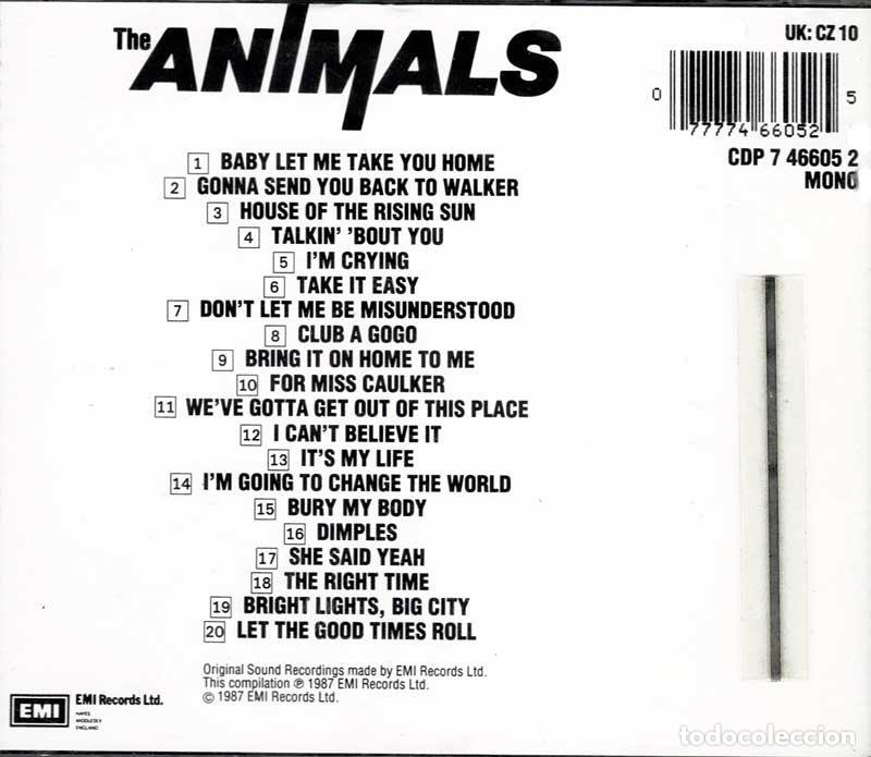CDs de m&uacute;sica: The Animals - The Singles Plus. CD - Foto 2