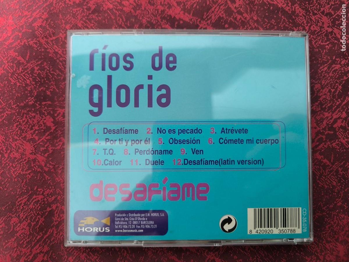 CDs de m&uacute;sica: CD RIOS DE GLORIA TEMAS DESAFIAME. - Foto 2